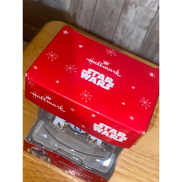 Hallmark Star Wars R2-D2 with Reindeer Antlers Hanging Christmas Tree Ornament - Picture 5 of 7